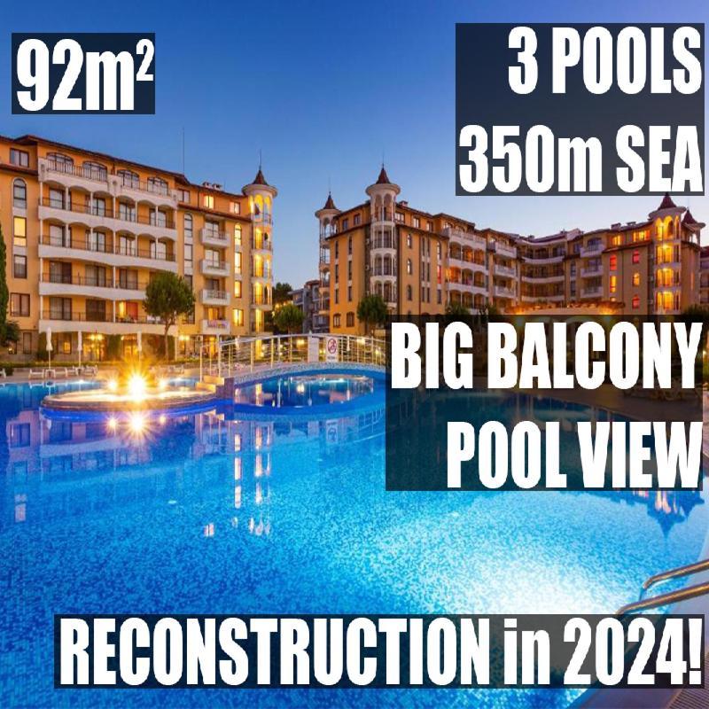 Apartament Bella - 3 Pools, 2 Bedrooms & 2 Bathrooms Słoneczny Brzeg